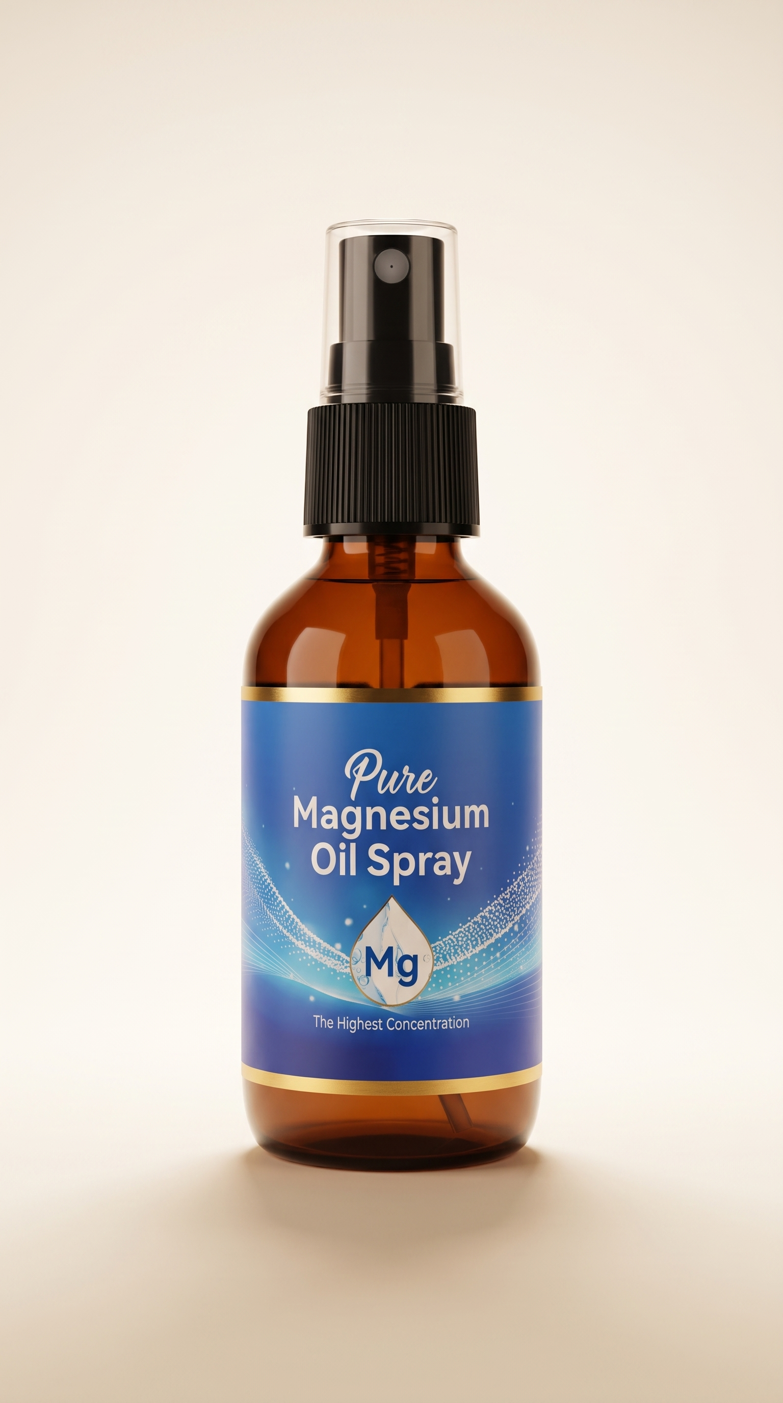 Close-up of the Glouren magnesium oil spray bottle nozzle