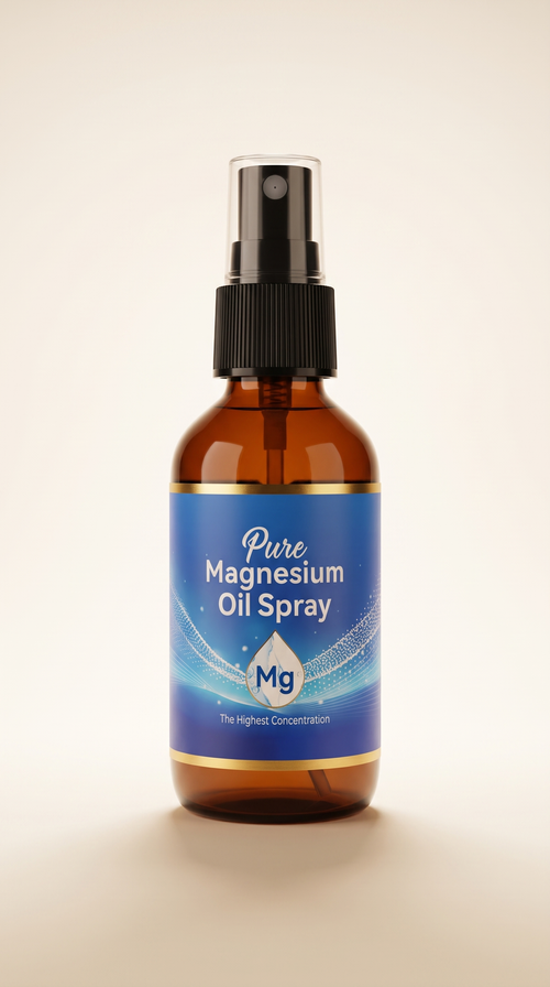 Close-up of the Glouren magnesium oil spray bottle nozzle